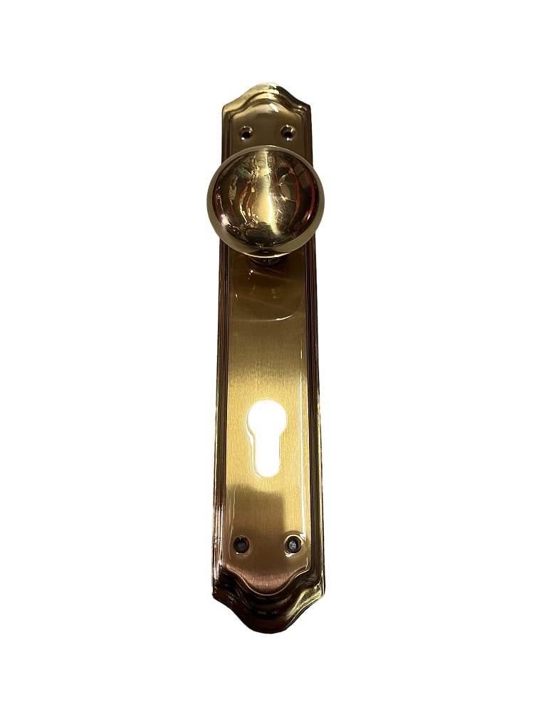 DOOR KNOB ON PLATE art.: 888/KG GOLD